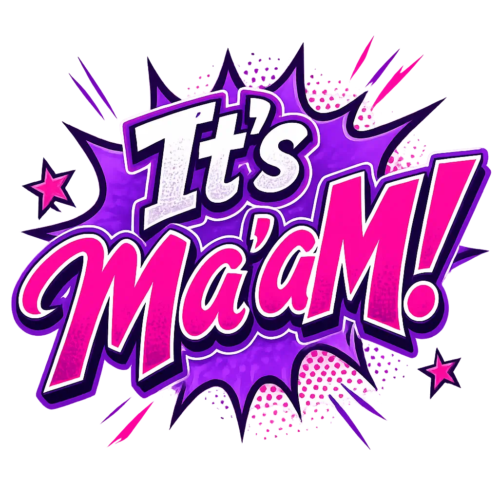 serves as logo for itsmaam.com